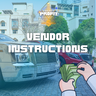 VENDOR INSTRUCTIONS